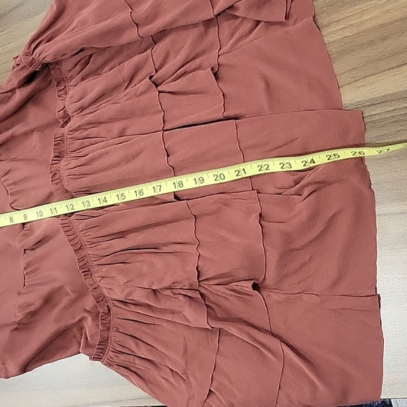 NWOT Free People Beach Burnt Henna Mini Dress Size XS - Picture 8 of 11